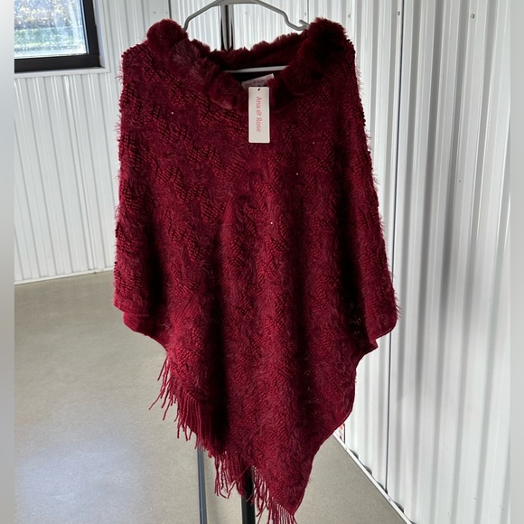 Pancho Knit Sweater OS - Picture 2 of 6